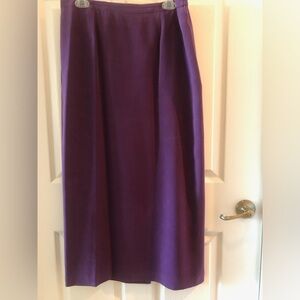 Vintage Elegant Purple Women's Skirt